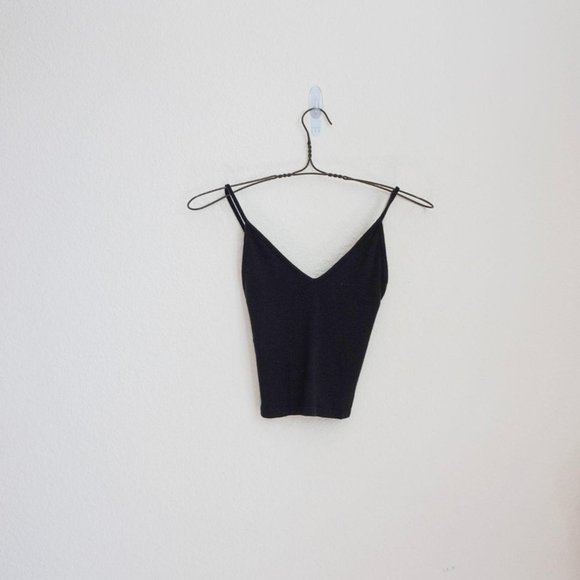 Brandy Melville Tops - Brandy Melville black crop tank top
